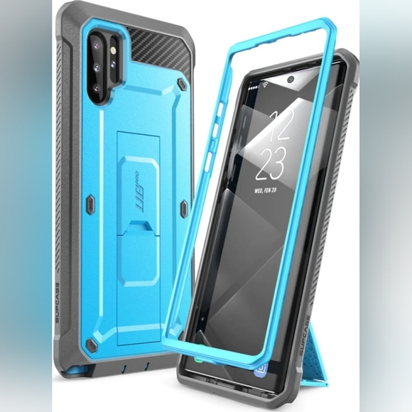 Galaxy Note10 Plus / Note10 Plus 5G Unicorn Beetle Pro Full-Body Rugged Case-Blu - Picture 2 of 6